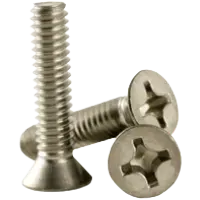 Phil Flat Machine Screw Stainless Steel